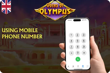 Gates of Olympus casino game - login using mobile phone number