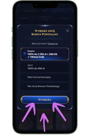 Wybór bonusu