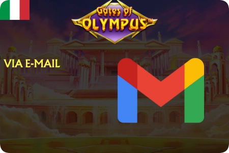 Tramite email Gates of Olympus