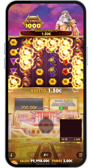 Tumble-vinst med aktiva symbolkluster