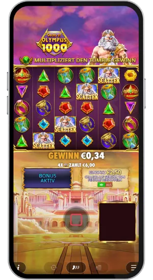 Bonusaktivierung mit Scatter-Symbolen