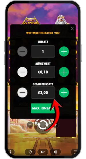 Auswahl des Einsatzes