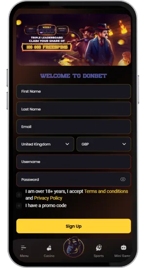 Entering registration details